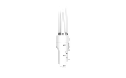 Cambium Networks XE3-4T white plastic outdoor WiFi 6E router with 4 antennas