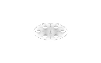 Cambium Networks XE3-4T white oval AP with 6 circular buttons