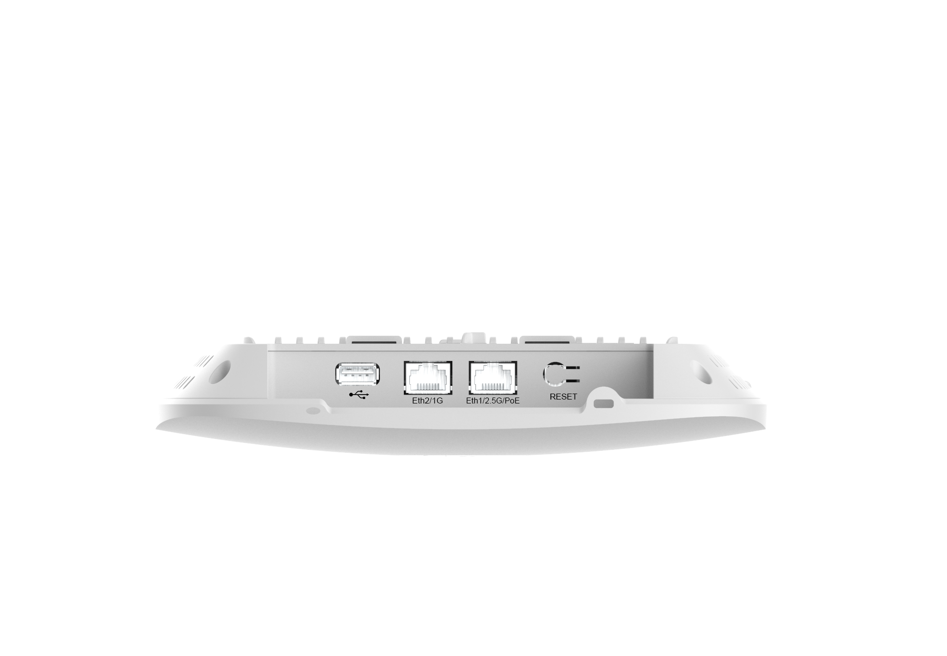 Cambium Networks XE3-4 white router with USB, Ethernet ports, reset button