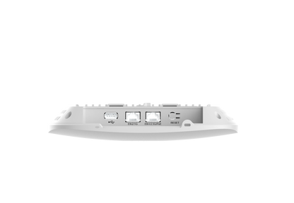 Cambium Networks XE3-4 white router with USB, Ethernet ports, reset button