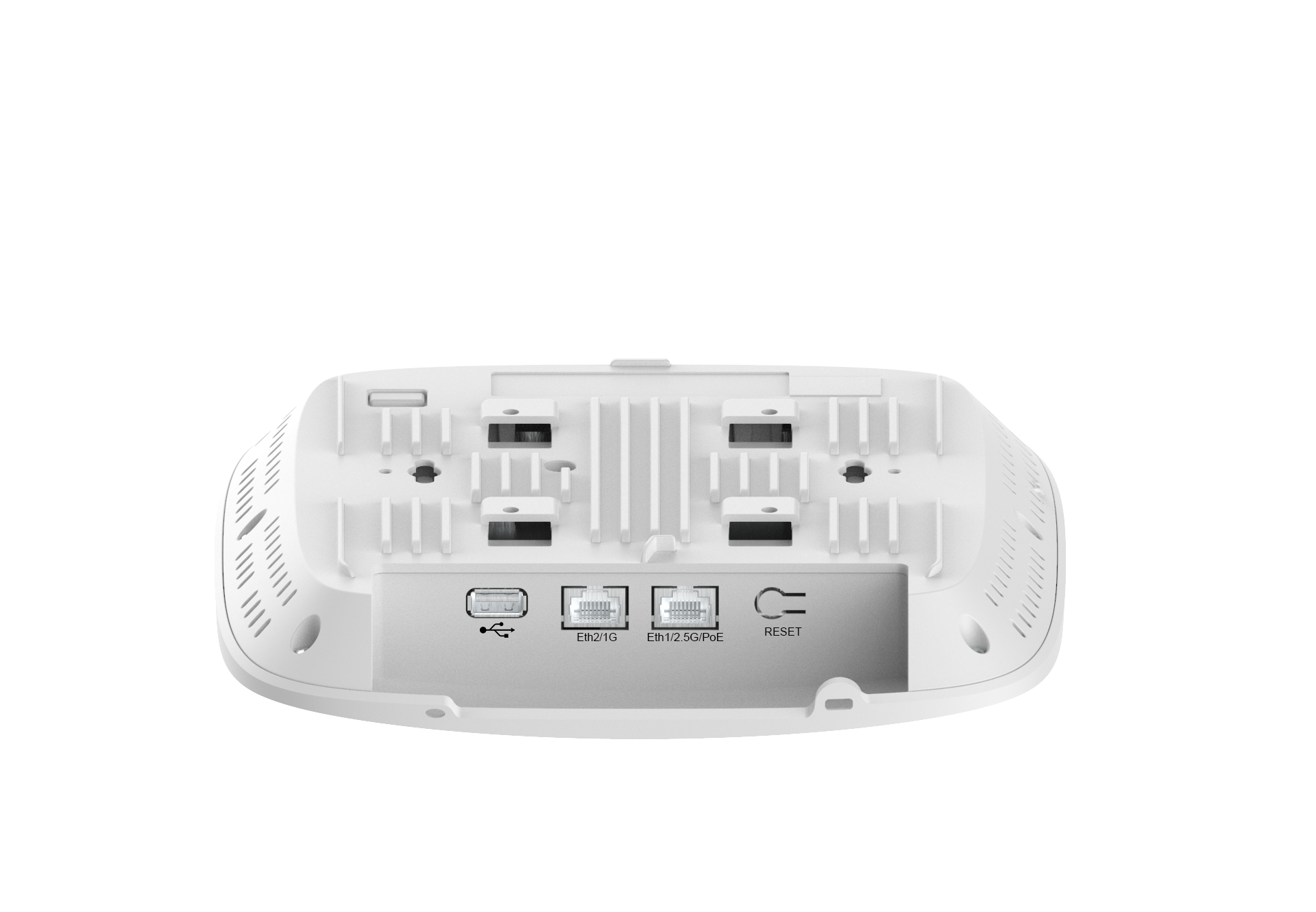 Cambium Networks XE3-4 white router with USB, Ethernet ports, reset button