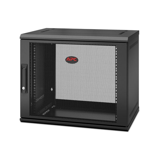 APC AR109SH4 | NetShelter WX 9U Wall Mount Cabinet, 19" Patch, 400mm Deep