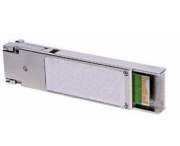 Check Point CPAC-DP-10SR-XFP silver SR XFP transceiver with green gold LC connector