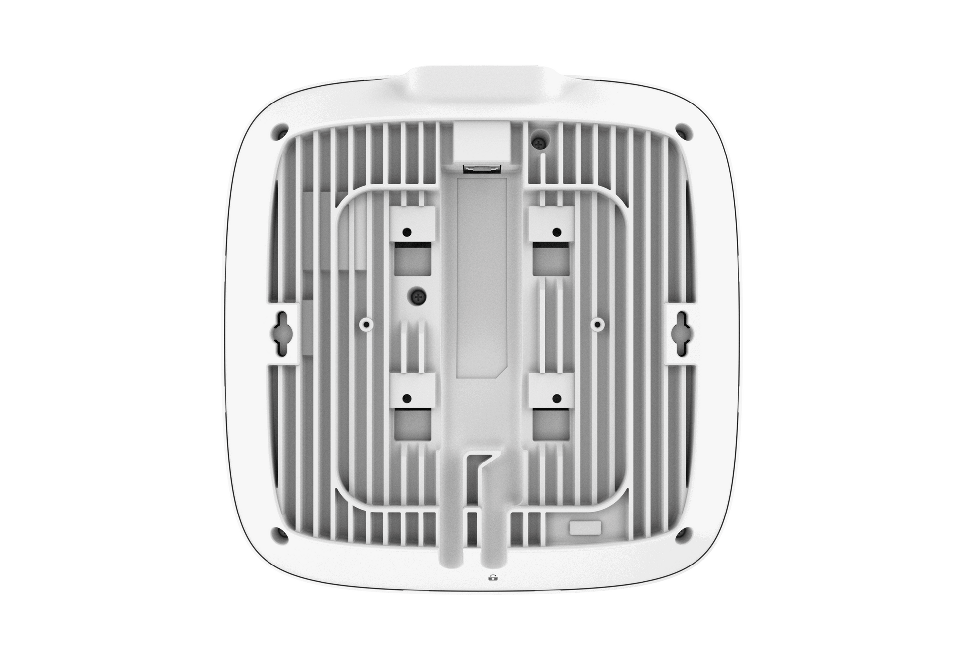 Cambium Networks X7-53X white square Wi-Fi 7 AP with slats and brackets