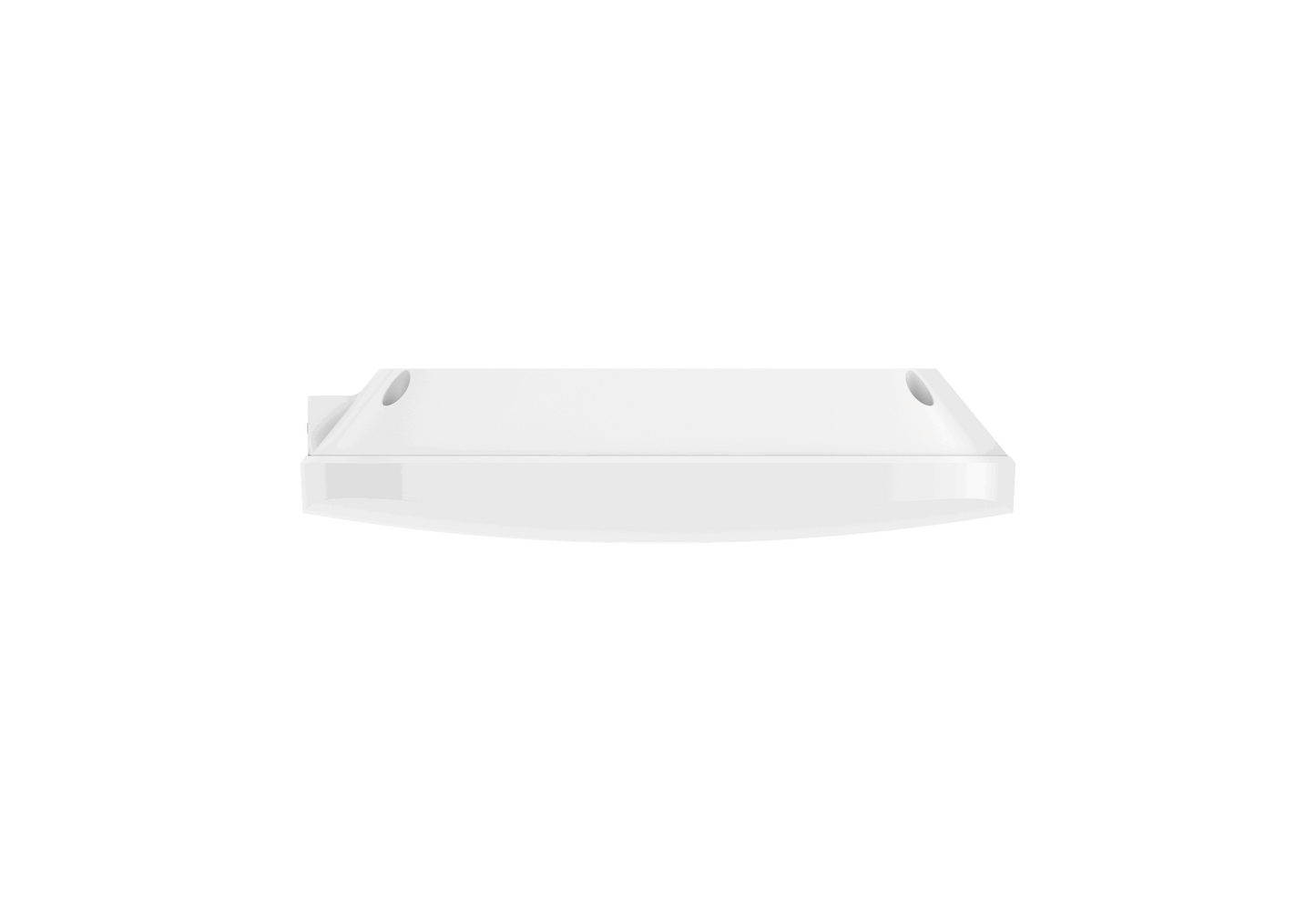Cambium Networks X7-53X white rectangular tray with rounded corners and cutouts