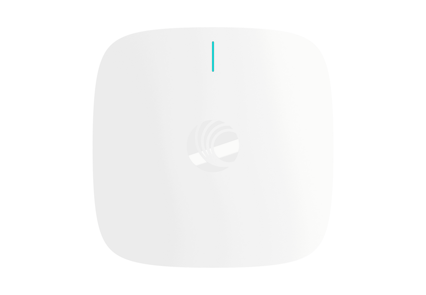 Cambium Networks X7-55X white Wi-Fi 7 AP with teal line and logo