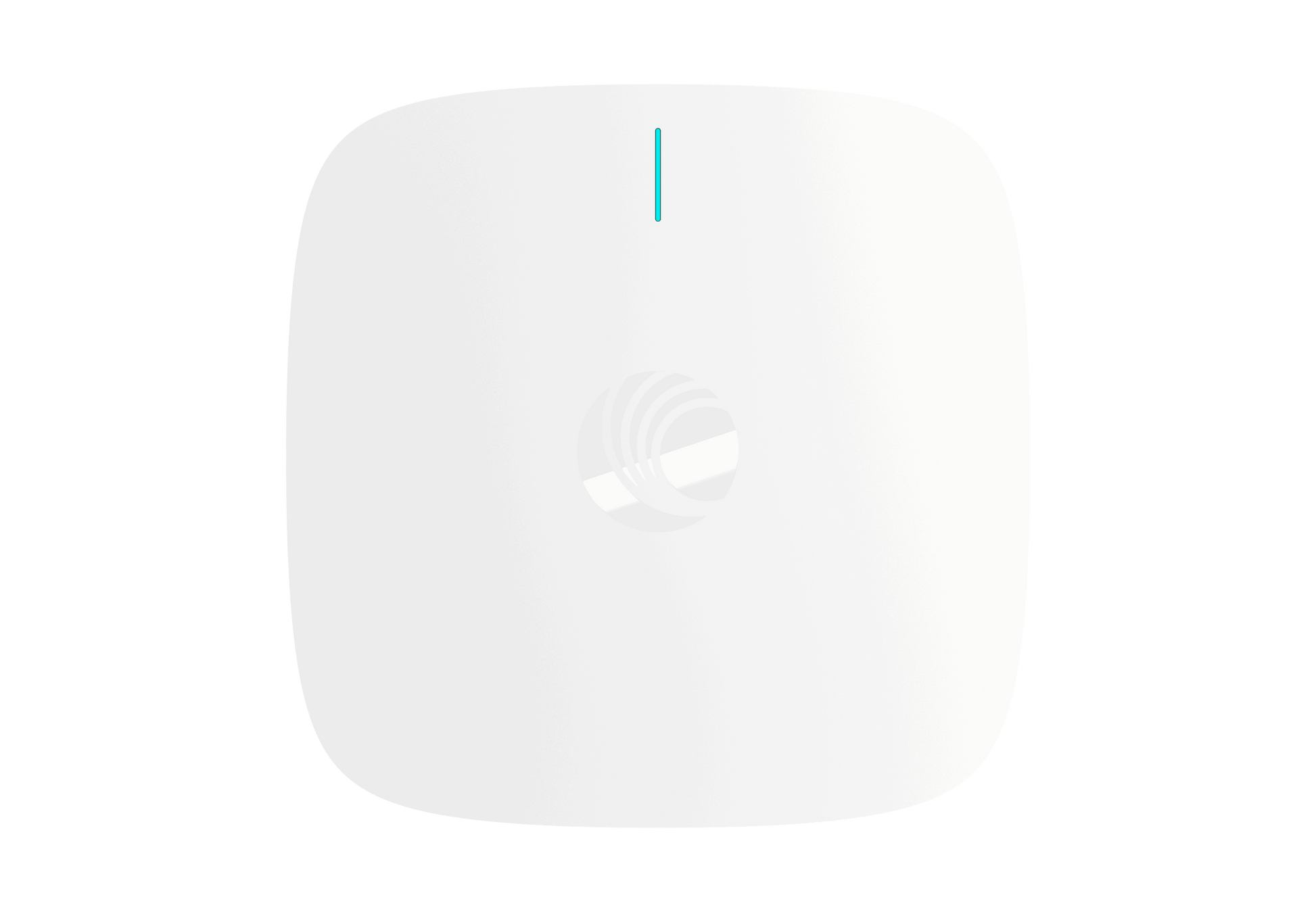 Cambium Networks X7-55X white Wi-Fi 7 AP with teal line and logo