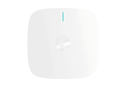 Cambium Networks X7-55X white Wi-Fi 7 AP with teal line and logo