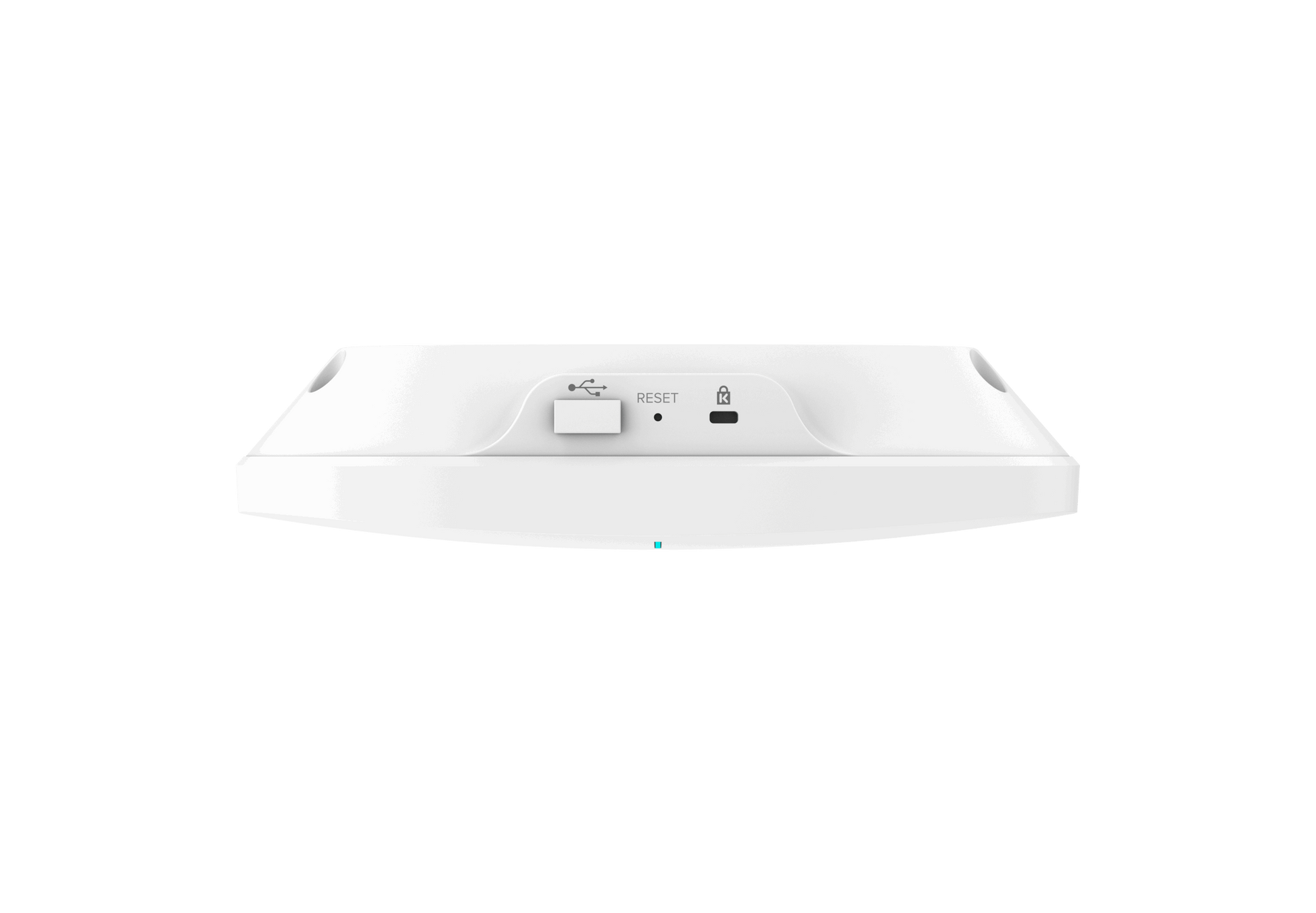 Cambium Networks X7-55X Wi-Fi 7 AP: white plastic with reset button, USB-C port