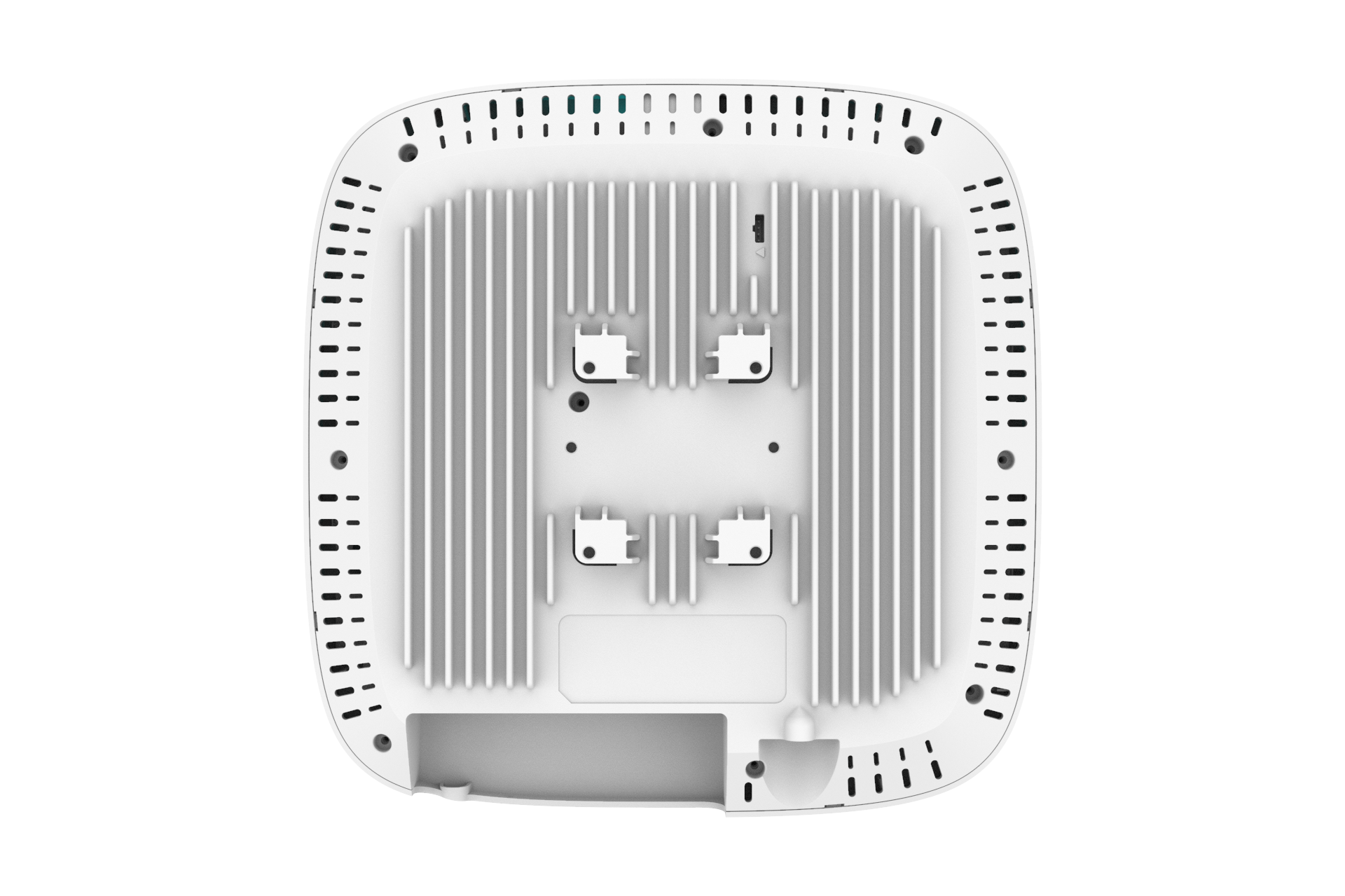 Cambium Networks XE5-8 Series white rectangular WiFi 6E AP with cooling fins