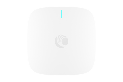 Cambium Networks XE5-8 Series WiFi 6E AP white rectangular device with gray logo