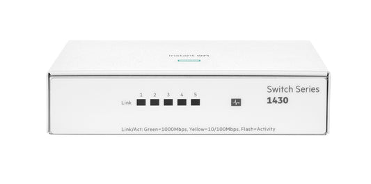 Aruba Instant On R8R44A | Instant On 1430 5G Unmanaged Switch, 5 Gigabit Ports