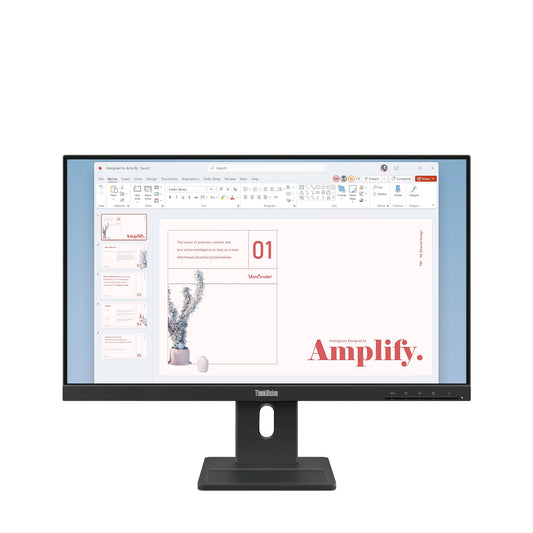 LENOVO 64BAMAR1AU | ThinkVision E24-40 Monitor, 23.8" FHD, IPS, 75Hz