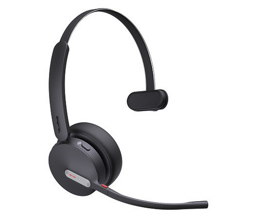 Yealink BH70-M-MS-A | Microsoft Certified Teams Bluetooth Headset, Mono, USB-A, 3-Mic Noise...