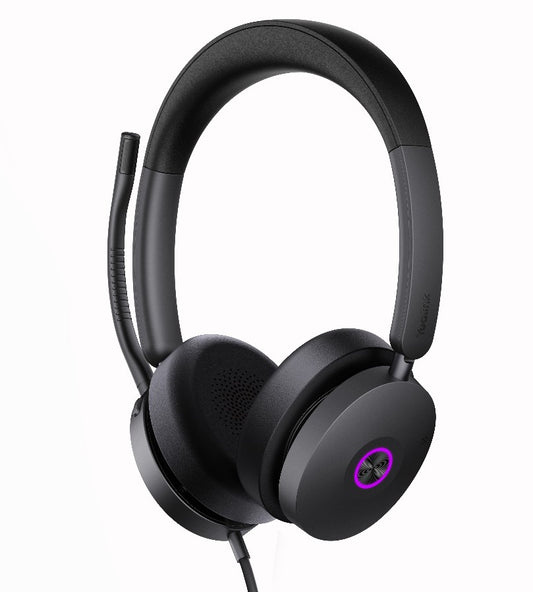 Yealink UH48-DUAL-UC-CA | USB Wired Headset, Hybrid ANC, Four-Mic Noise Canceling