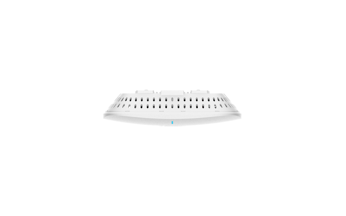 Cambium Networks XV2-21X WiFi 6 AP: white sleek perforated ceiling mount with blue light