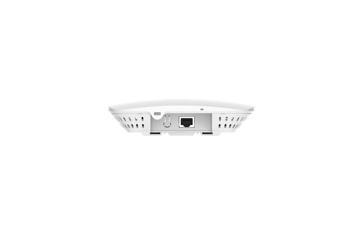 Cambium XV2-21X WiFi 6 AP underside with ethernet port and vents
