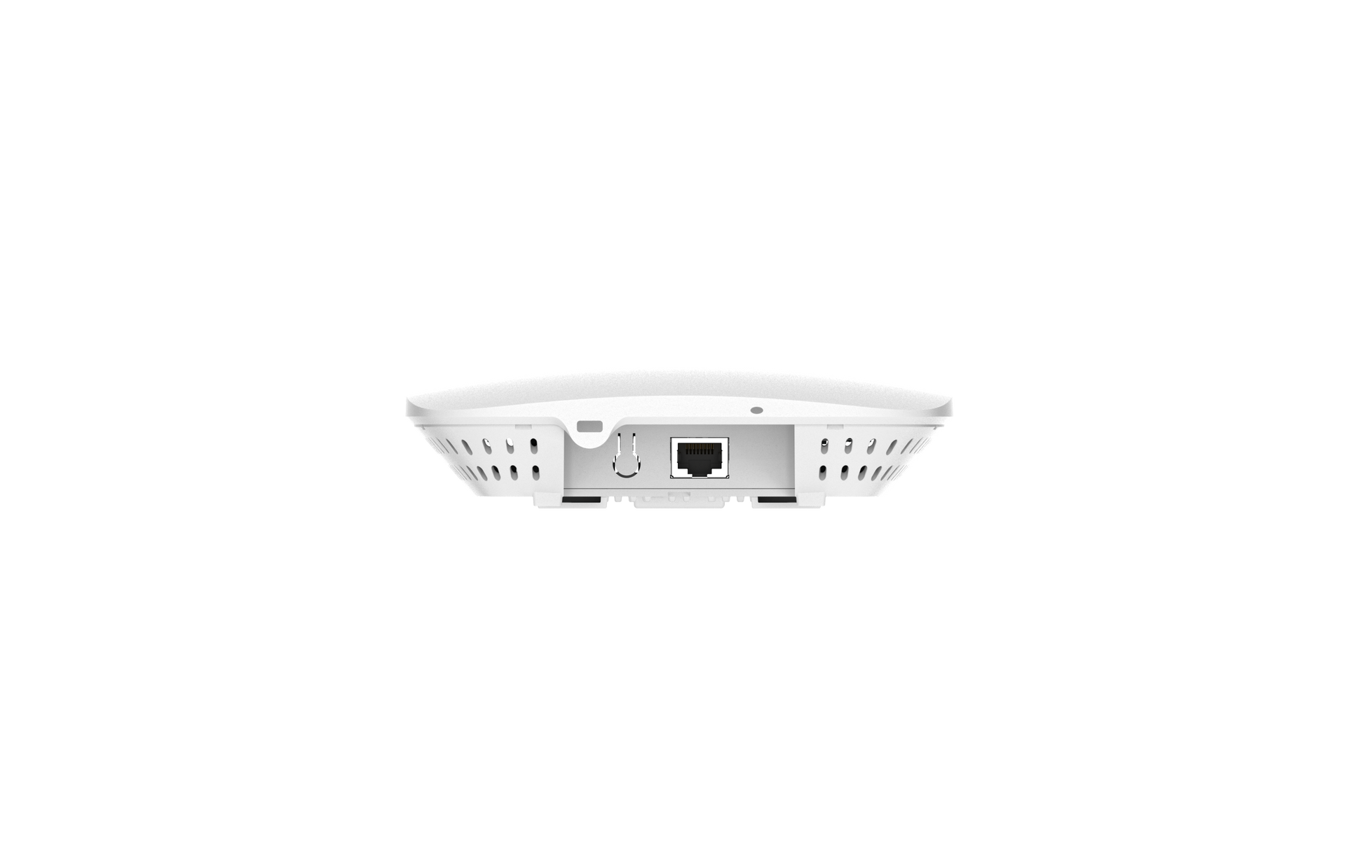 Cambium XV2-21X WiFi 6 AP underside with ethernet port and vents