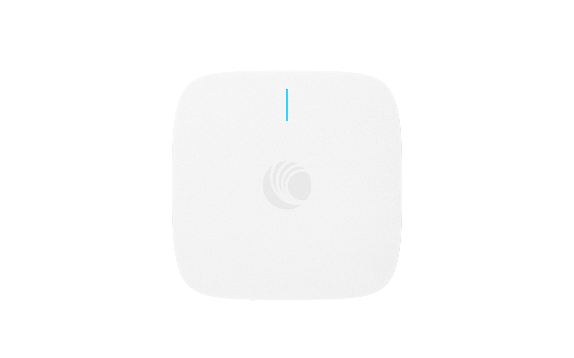 Cambium Networks XV2-21X white air purifier with blue line and logo