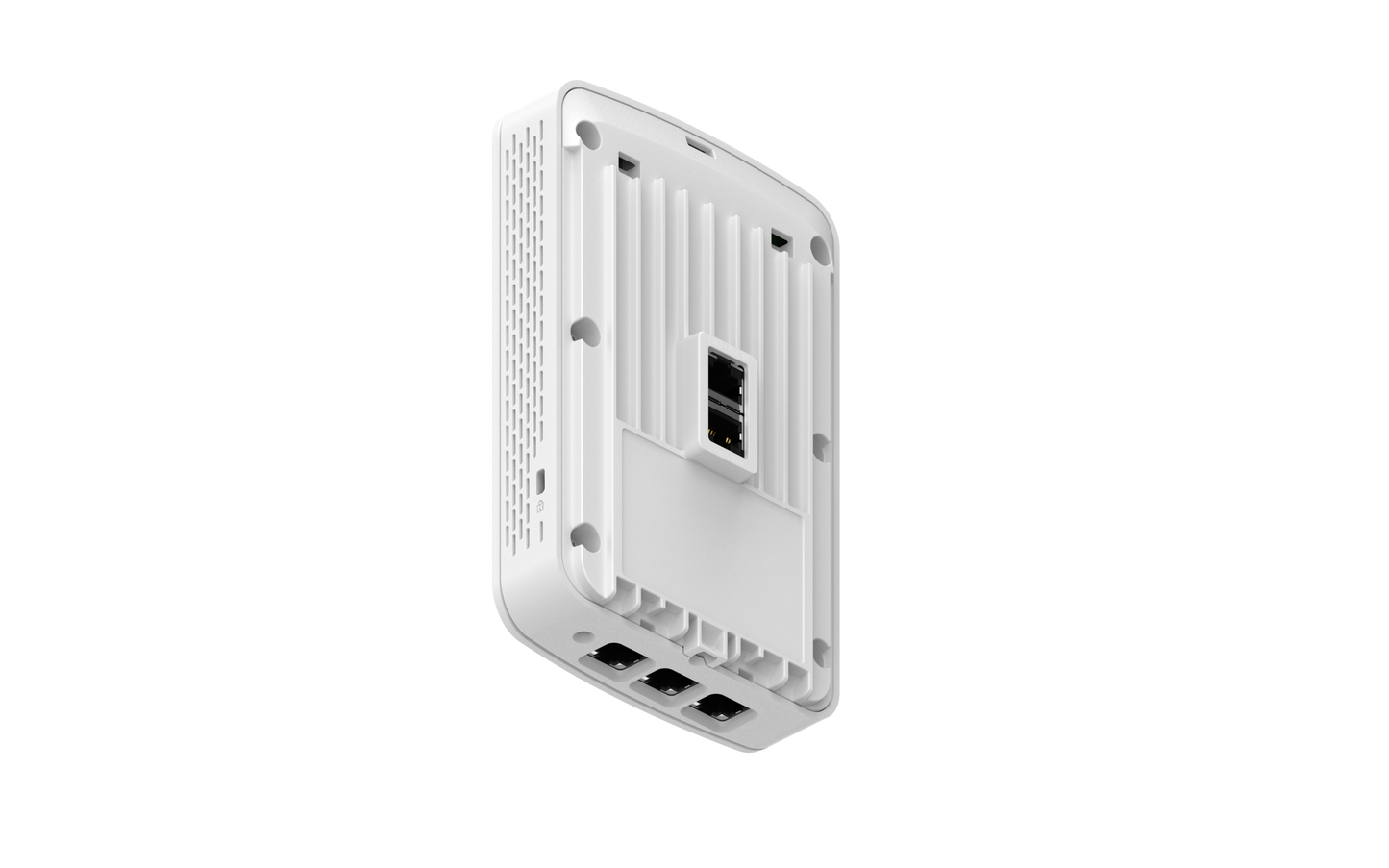 Cambium XV2-22H Wi-Fi 6 AP white plastic wall-mount router with Ethernet ports