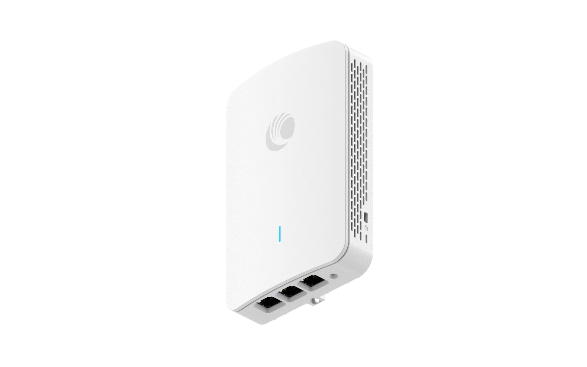 White Cambium XV2-22H Wi-Fi 6 access point with sleek design and side vents