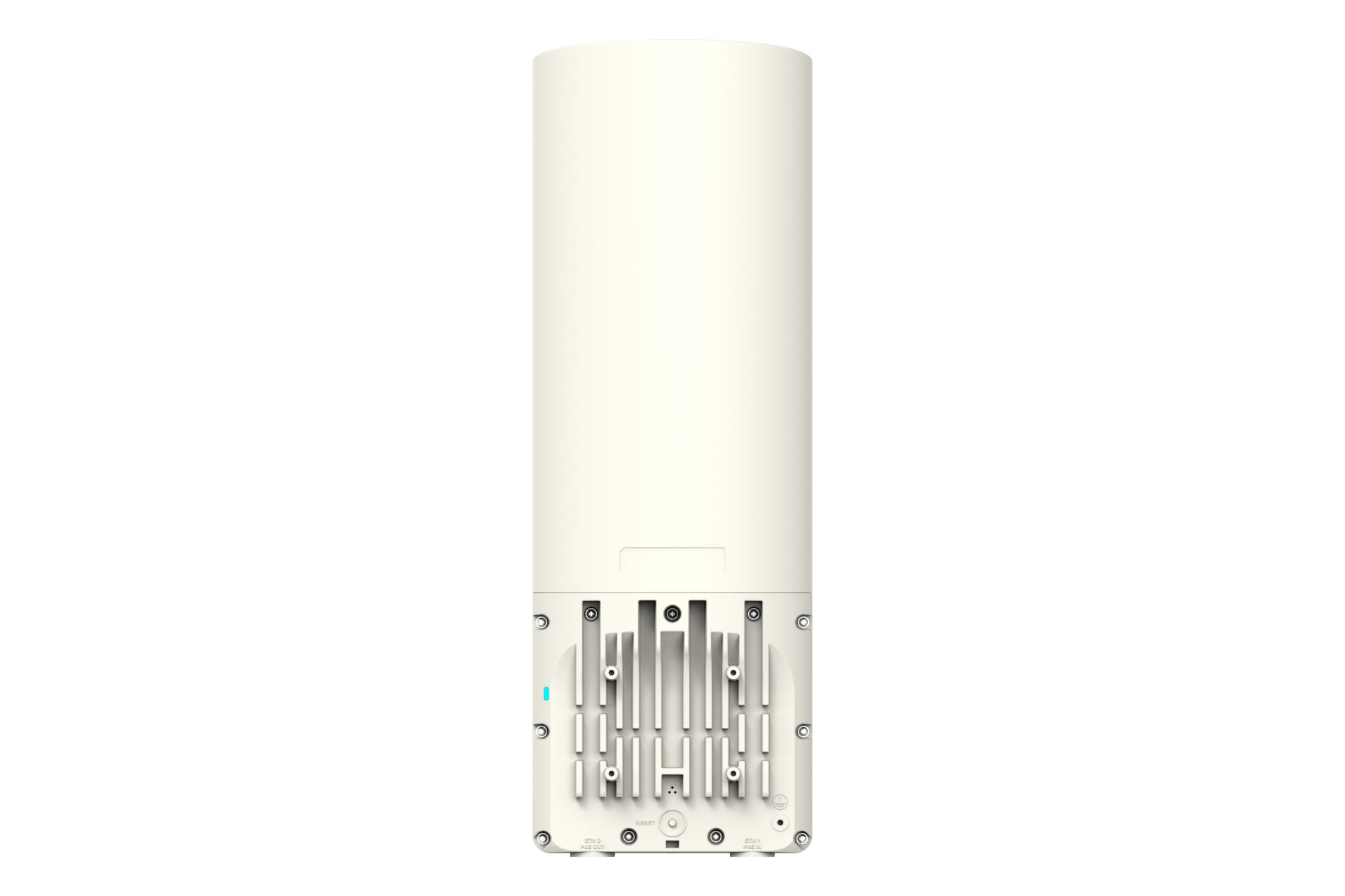 Cambium Networks XV2-2T1 white cylindrical outdoor Wi-Fi 6 AP with ventilation slats