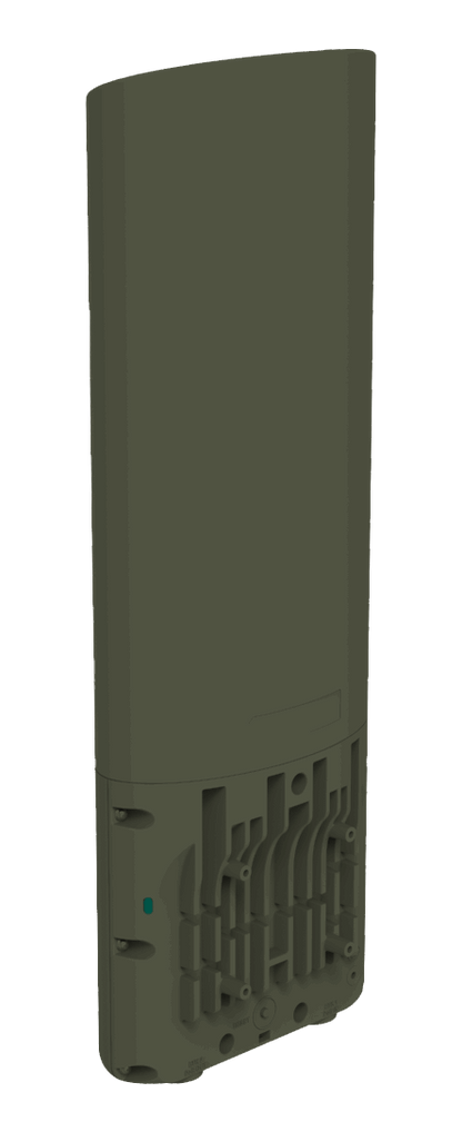 Cambium Networks XV2-2T1 beige plastic router with vertical antenna