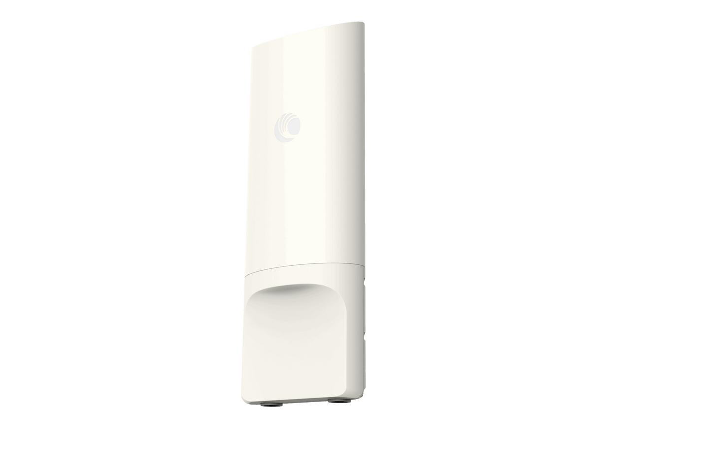 White wall-mounted air freshener dispenser for Cambium XV2-2T1 Outdoor Wi-Fi AP
