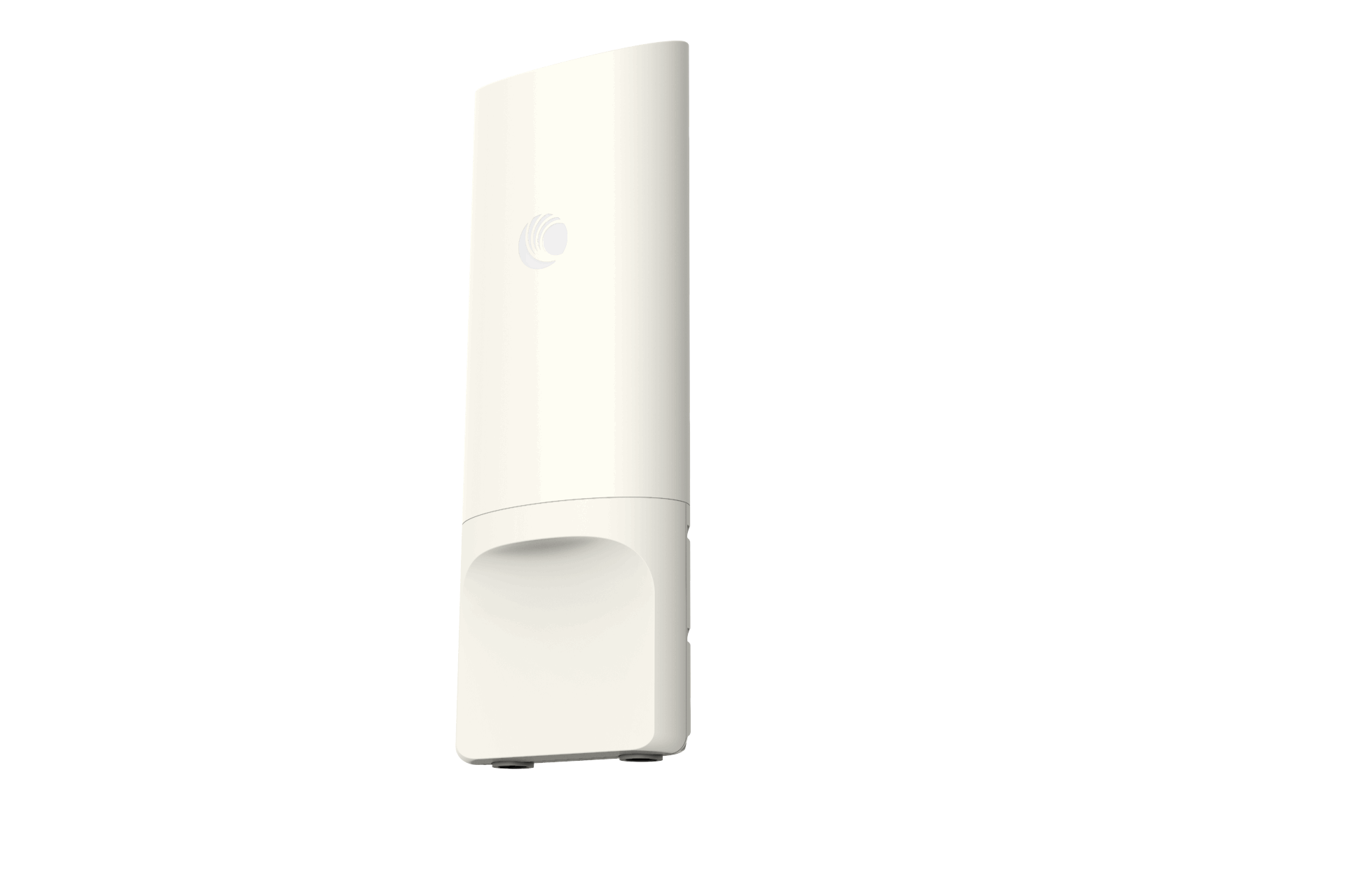 White wall-mounted air freshener dispenser for Cambium XV2-2T1 Outdoor Wi-Fi AP