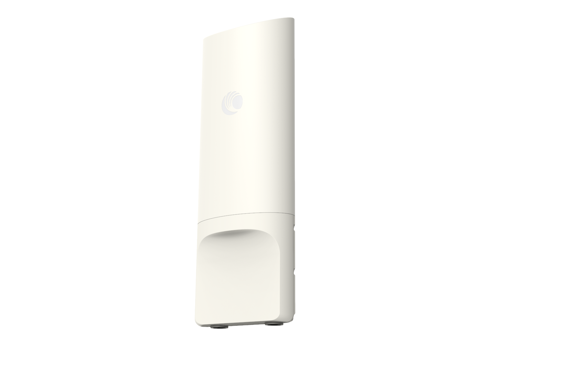 White wall-mounted air freshener dispenser for Cambium XV2-2T1 Outdoor Wi-Fi AP