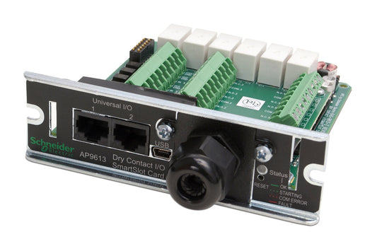 APC AP9613 | Dry Contact I/O Card for UPS Management, Monitor External Sensors, Output Relays, Input Contacts