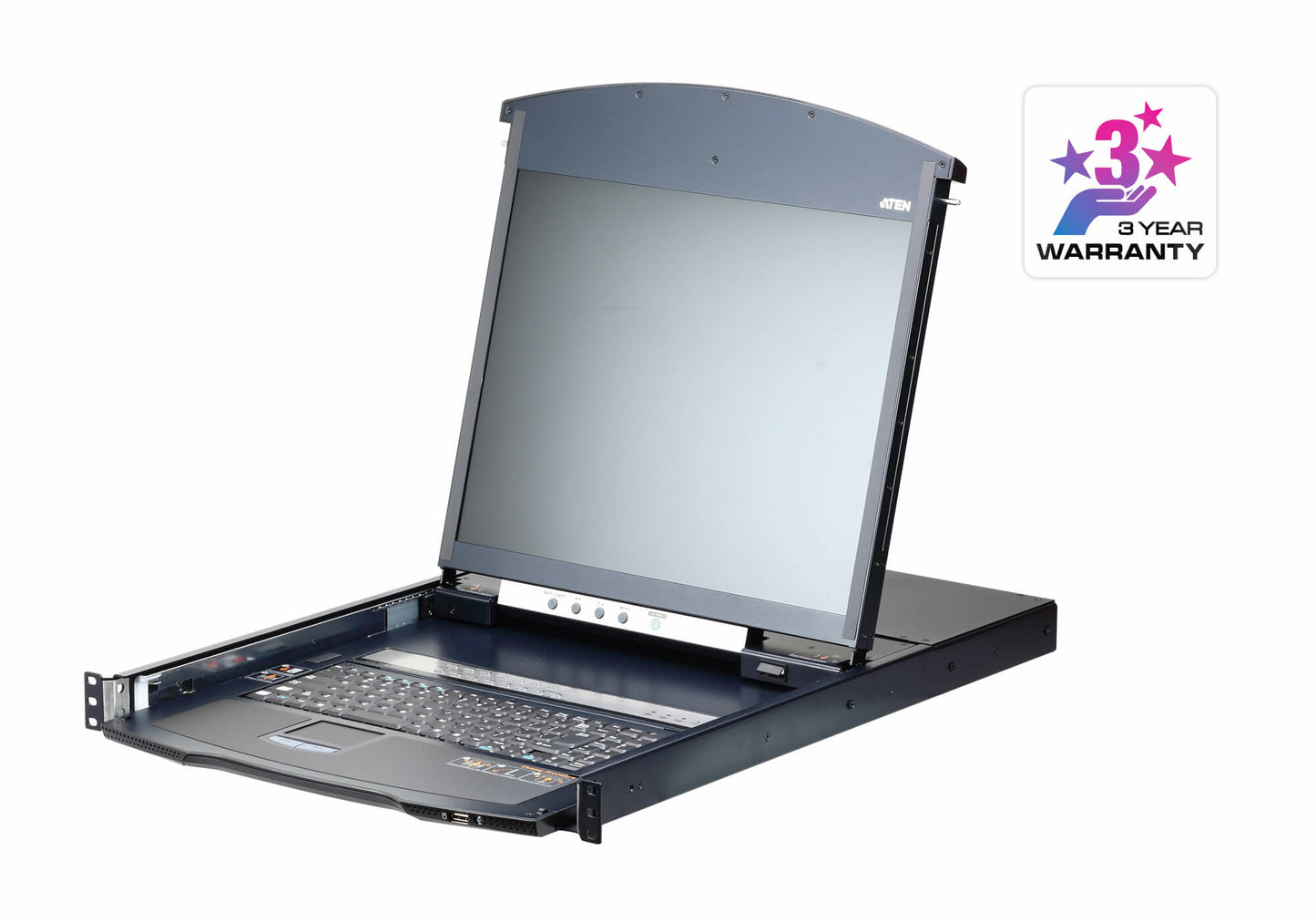 ATEN KL1116VN-AXA-AU | KL1116VN 16-Port Dual-Rail LCD KVM over IP, 19" LED, 1 Local/1 Remote, CAT5e/6