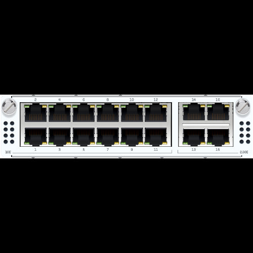 Sophos XSAZTCHC4 | 4x 2.5GbE Copper + 12x GbE Ports Flexi Module for XGS Series