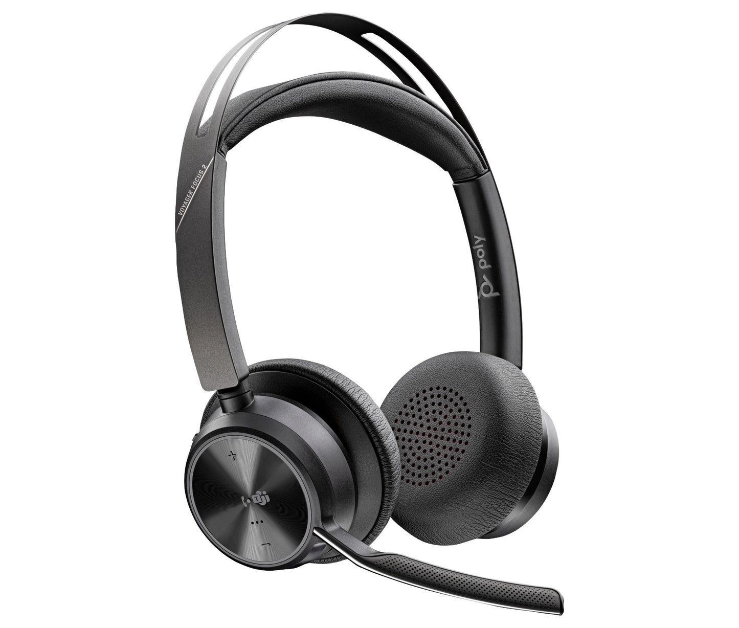 Poly 9T9J6AA | Voyager Focus 2 USB-C Headset with Charging Stand & Adapter