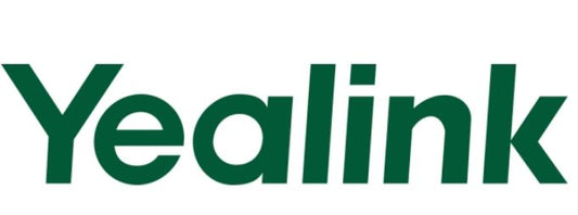 Green yealink logo on white background for yealink psu 5v 0.6a fv power adaptor with 5.5mm plug and 1.8m cable