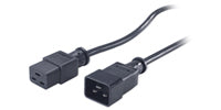 APC AP9892 NetShelter C19 to C20 power cord with black three-pronged cables