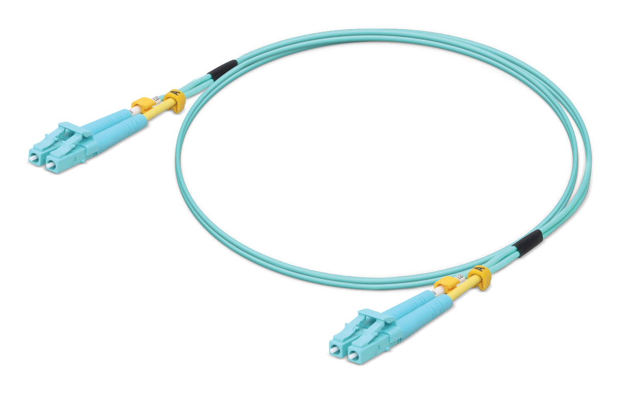 Ubiquiti UACC-OFC-MM-2M | InfiniBand Fibre Optic Cable, LC/LC, Aqua, 2m