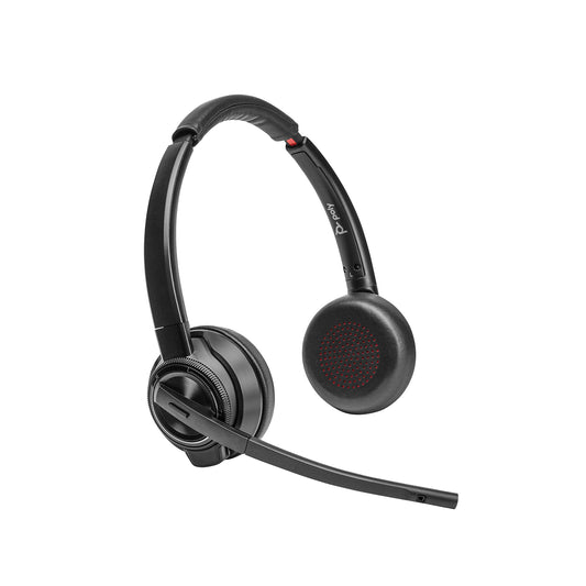 Poly 8L5B2AA | Savi 8420 Office Stereo DECT Headset, 1880-1900 MHz, Wireless