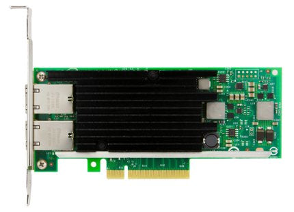Lenovo 00D1994 X540 ML2 10GBASE-T green network card with heat sink and RJ45 ports