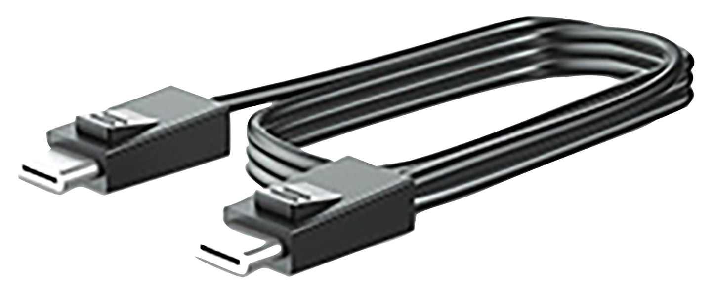 Black hp tthpv4p94aa 3m displayport usb power y cable with braided usb-c to usb-c design and matte finish connectors