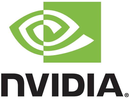 Green and white stylized eye logo with nvidia text on the hpe s2d86c nvidia h100 nvl 94gb pcie gpu accelerator hopper 400w