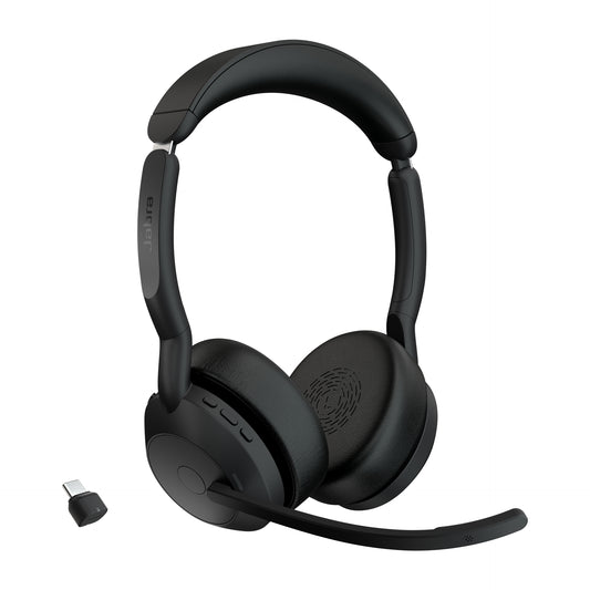 JABRA 25599-989-899 | Evolve2 55 UC Stereo Bluetooth Headset, ANC, USB-C