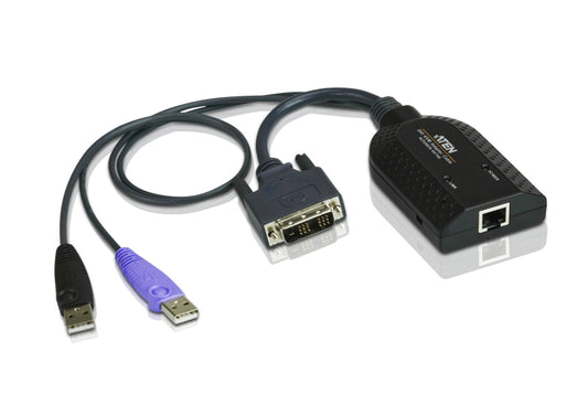 ATEN KA7166-AX | KA7166 USB-DVI to Cat5e/6 KVM Adapter, Virtual Media