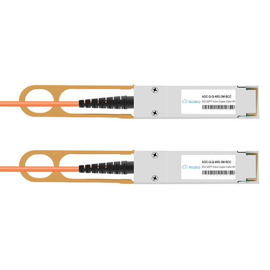 AOC-Q-Q-40G-xM-BCC | Arista Compatible QSFP to QSFP Active Optical Cable, 40GB, 40GBASE-AOC | 3 to 30M