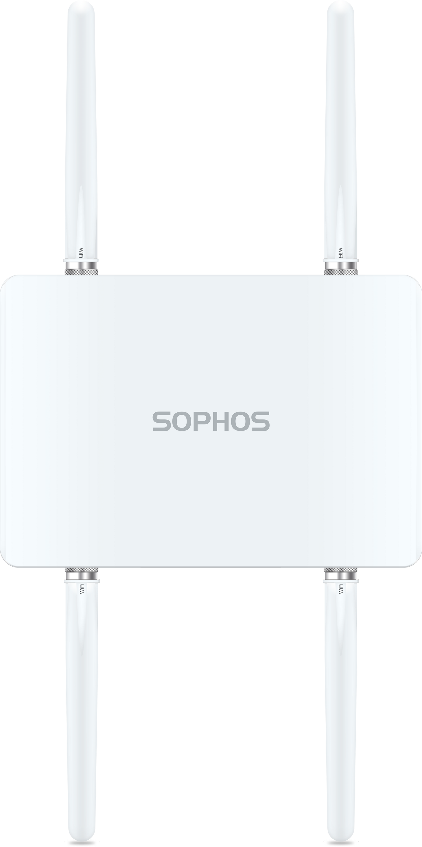 White Sophos AP6 420X access point with four antennas