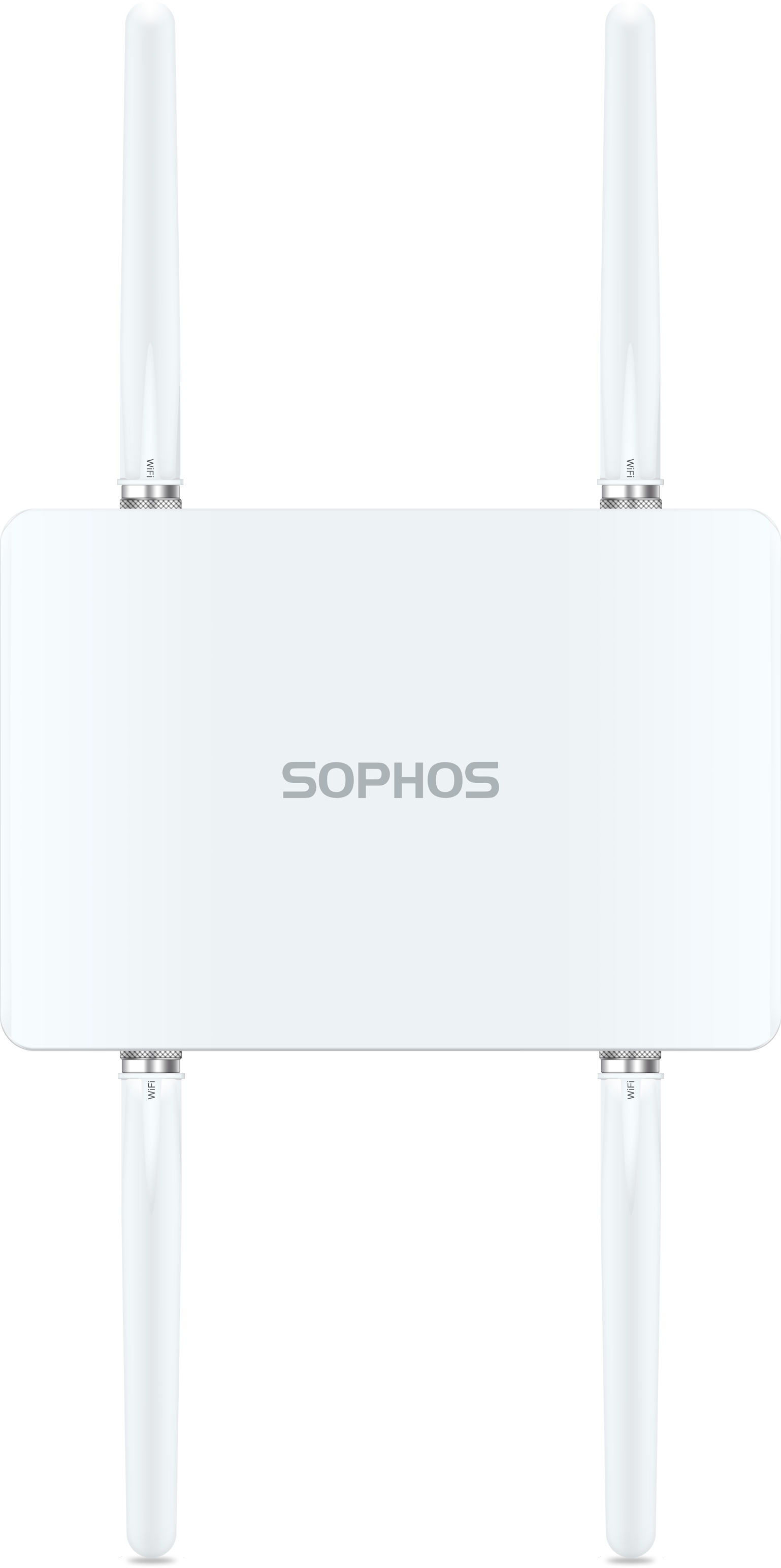White Sophos AP6 420X access point with four antennas