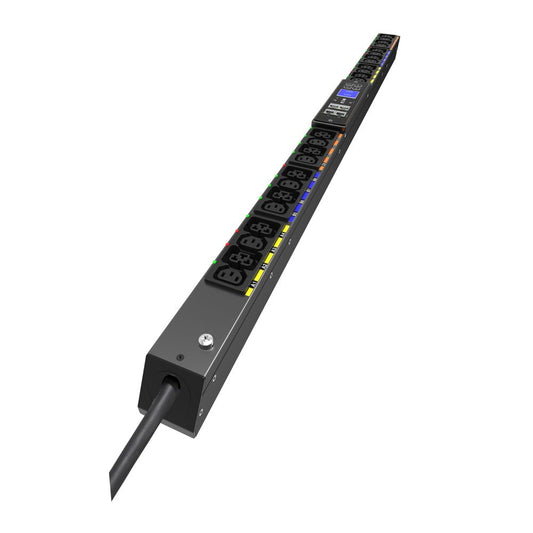 Eaton EVMAF316A | G4 Series PDU, 24 AC Outlets, 22.5U, 3-Phase, 16A, IEC 309, 12xC13:12xC39