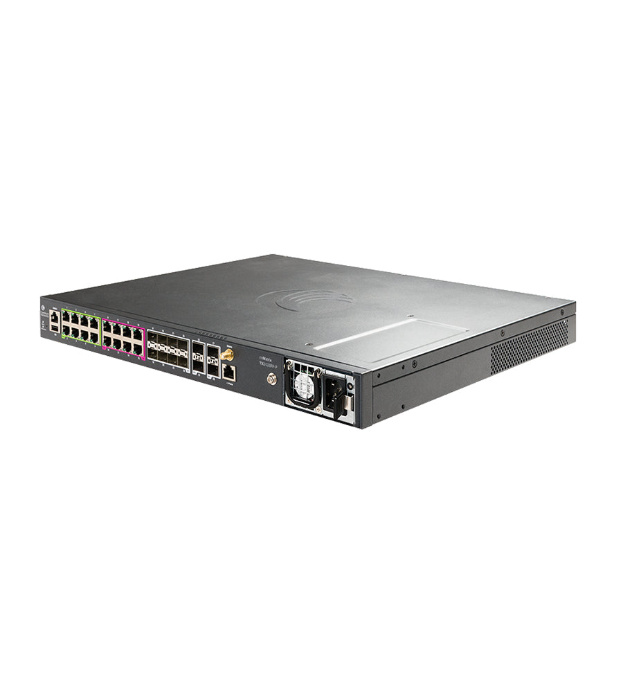 Cambium Networks MXTX2028GFPA10 | cnMatrix TX 2028RF-P Managed L2/L3 Switch, 24 x 1GbE PoE Ports, 4 x SFP Uplinks, 1U