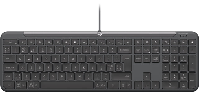 LOGITECH 920-013335 | K620 Wired Keyboard, USB-C, Graphite, 2 Yr Warranty