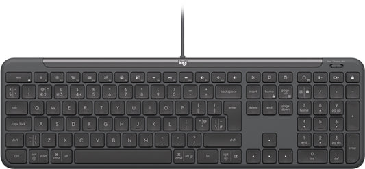 LOGITECH 920-013335 | K620 Wired Keyboard, USB-C, Graphite, 2 Yr Warranty